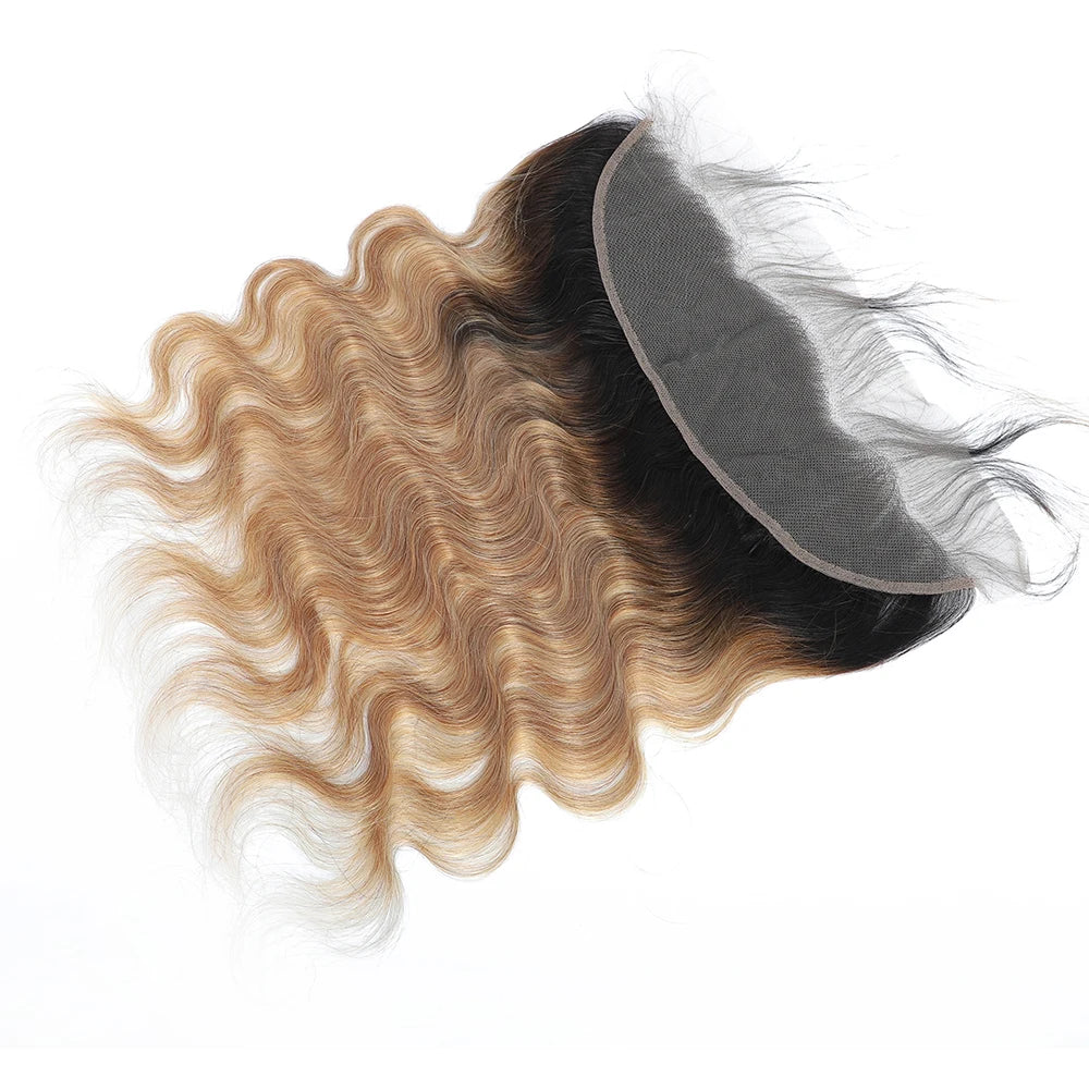 Remy Brazilian Body Wave Human Hair Lace Frontal With Baby Hair - Various Options Available