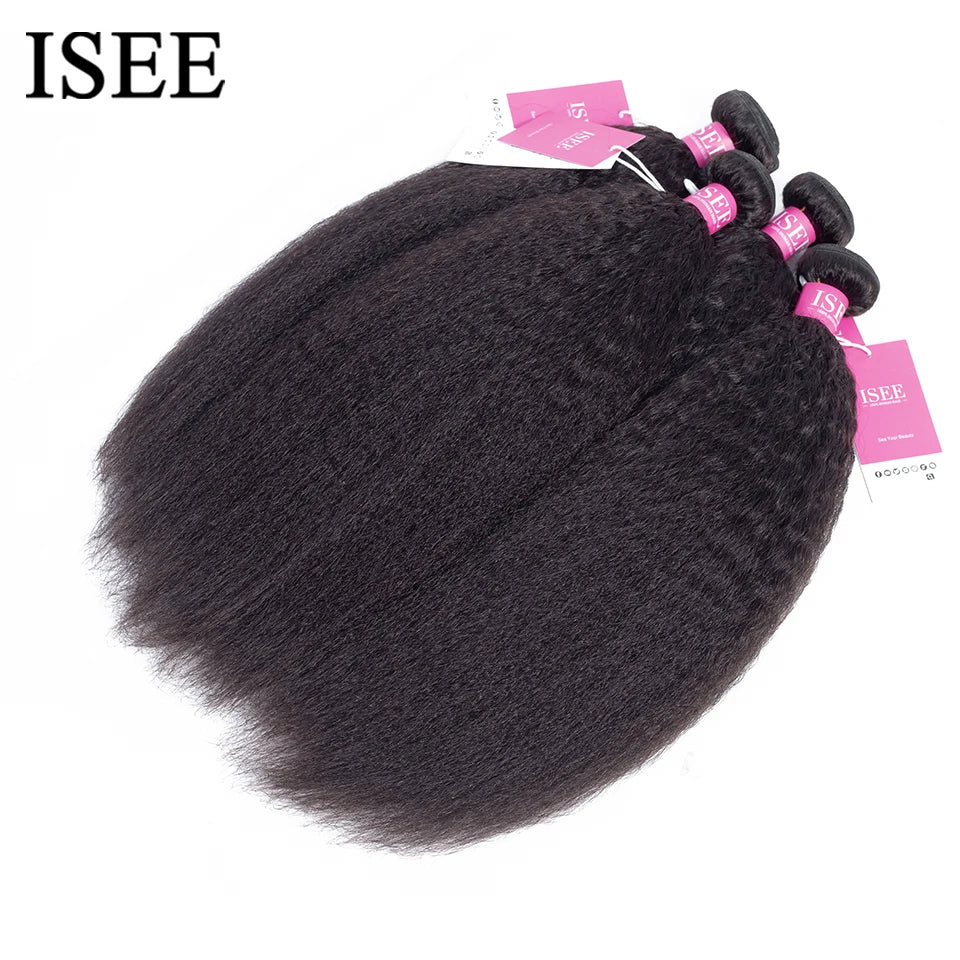 Kinky Straight Bundles 100% Human Hair