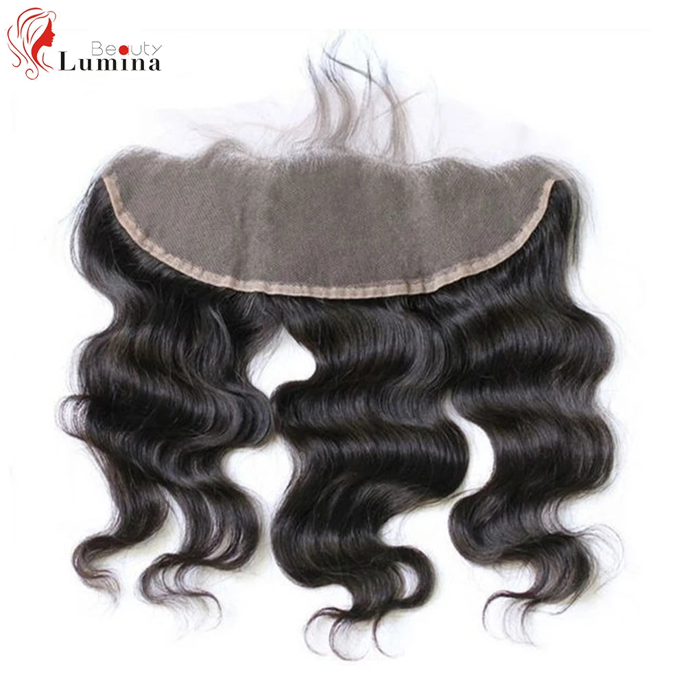 Body Wave Brazilian Remy Pre Plucked 100% Human Hair Lace Frontal or Closures