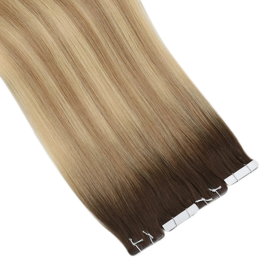 Invisible Seamless Skin Weft Injection Virgin Human Hair Tape In