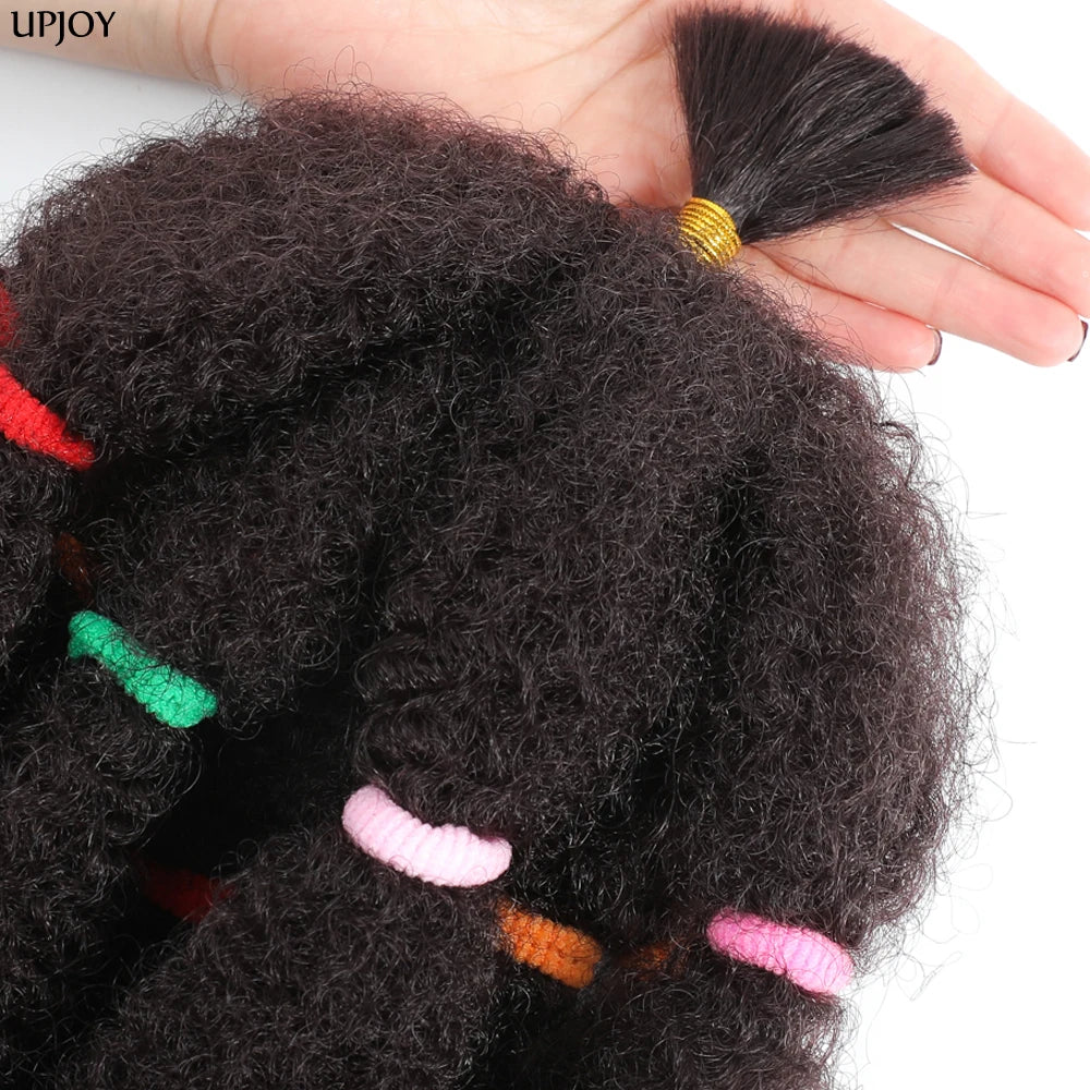 Afro Kinky Curly Marley Synthetic 12inch Hair - Various Colors Available