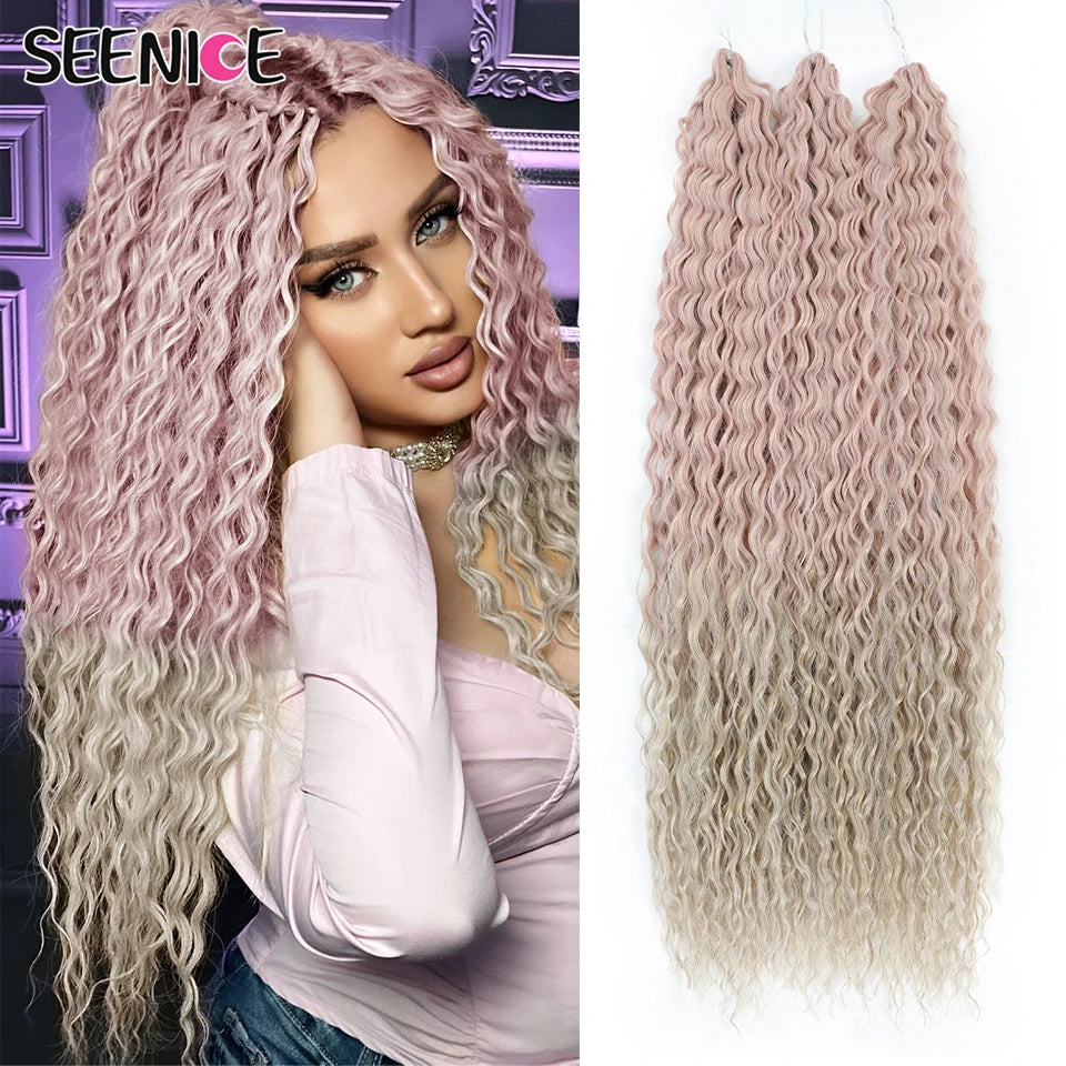 Synthetic Water Wave Twist Crochet Hair - Various Colors Available