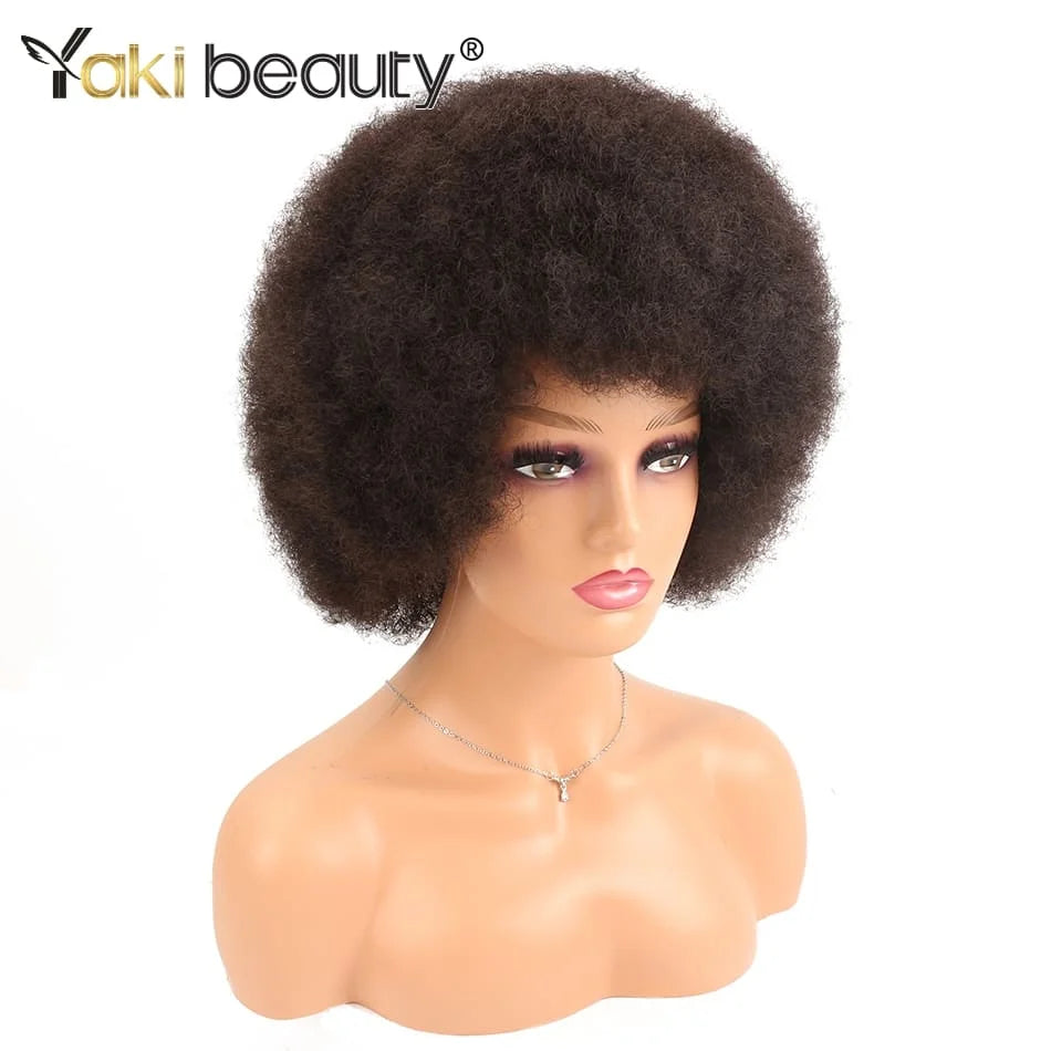 Synthetic Afro Kinky Curly Wigs - Various Colors Available