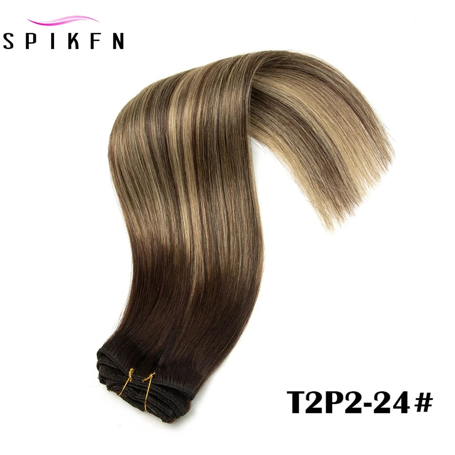 Straight 100% Human Hair Clip Ins - Various Options Available
