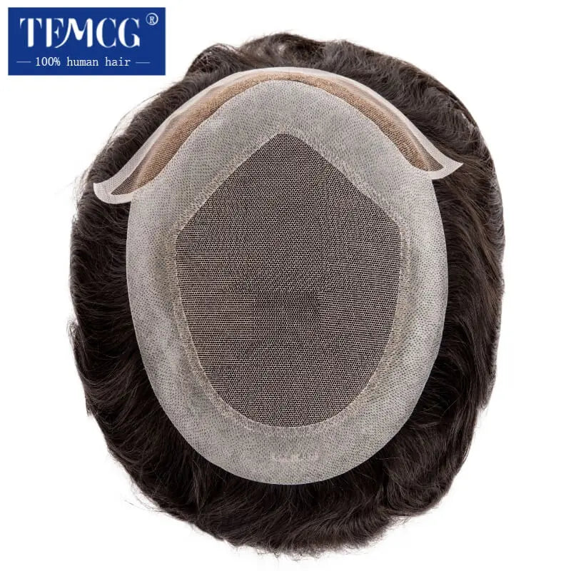 Swiss Lace 100% Natural Human Hair Toupee Hair Replacement Systems - Various Options Available