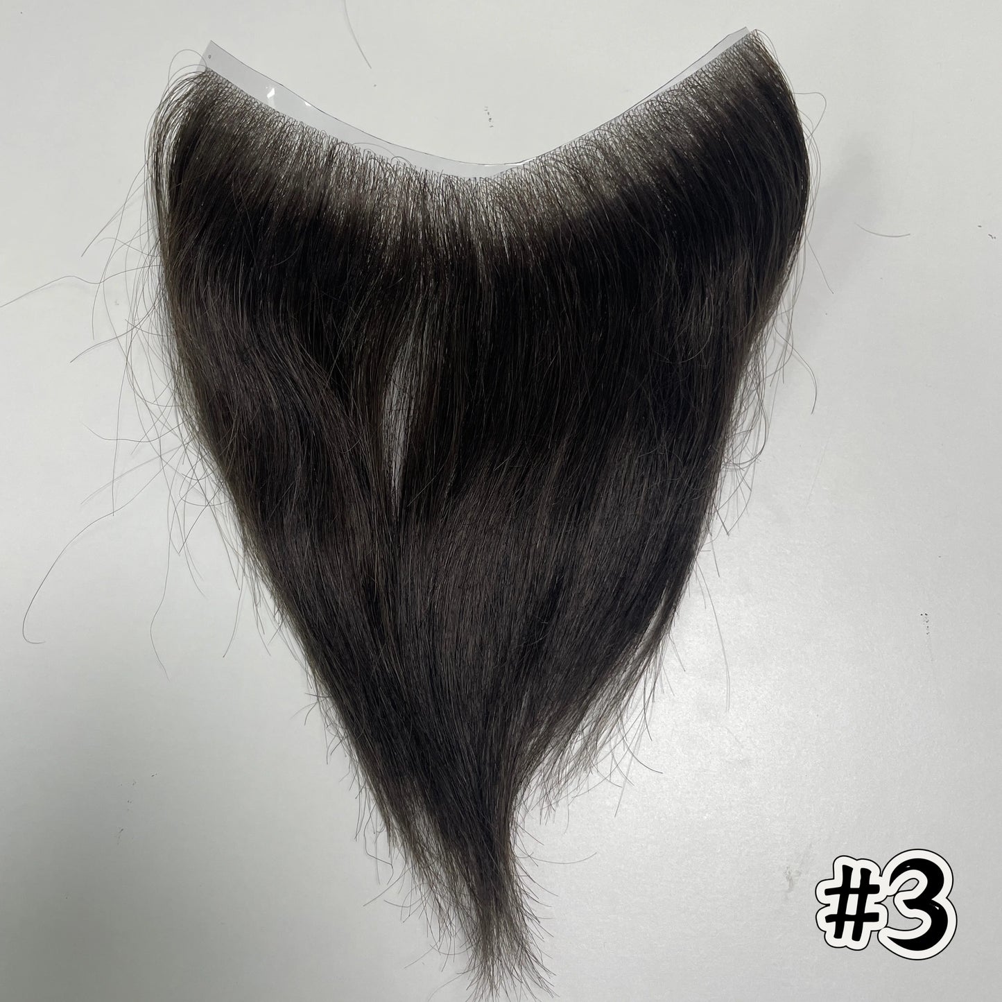 V Frontal Men Toupee Thin Skin PU 2.5x16 V Loop Human Hair Invisible Forehead Hairline