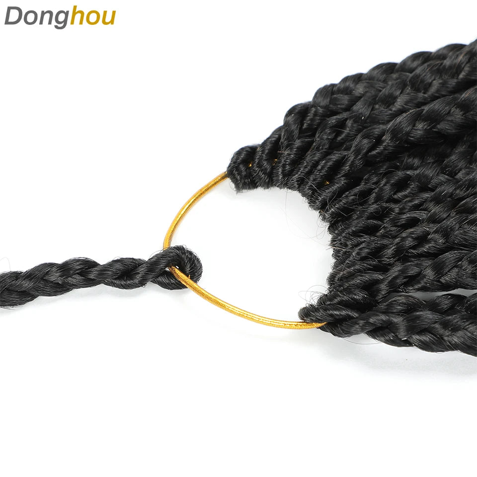 Boho Box Braids Synthetic Crochet Hair