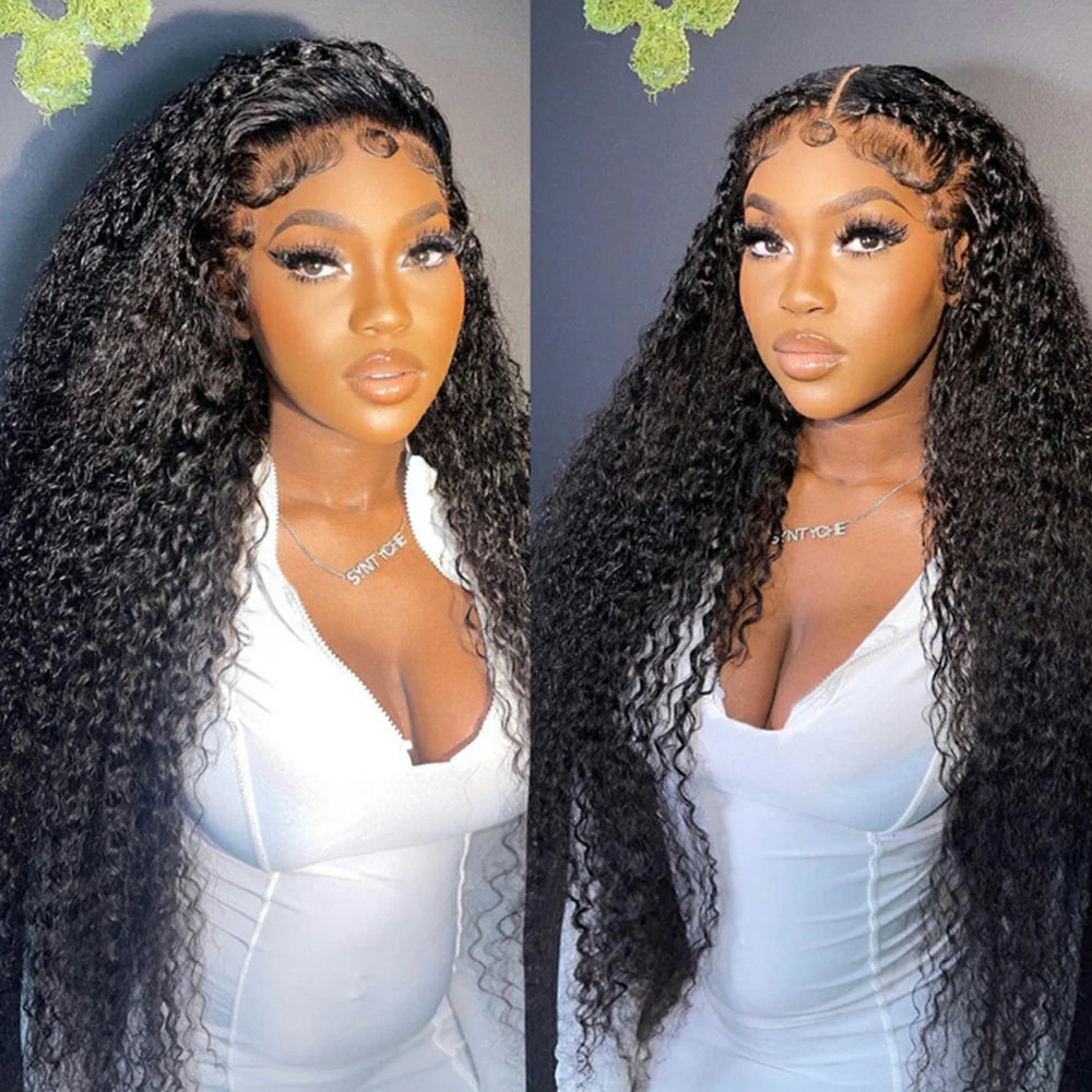 Peruvian Water Wave - 13x6 Transparent Lace Front Human Hair Glueless Wig