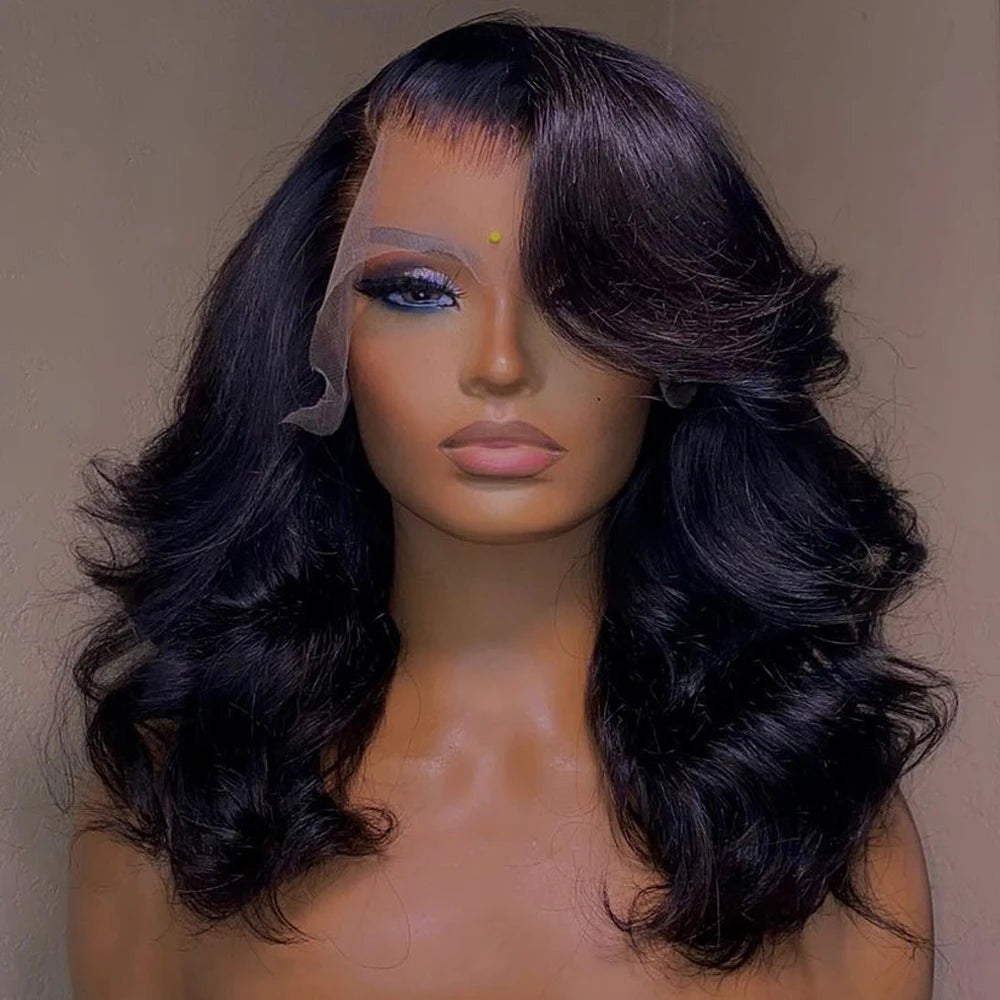 Body Wave Bob - Transparent Lace Frontal Human Hair Wig