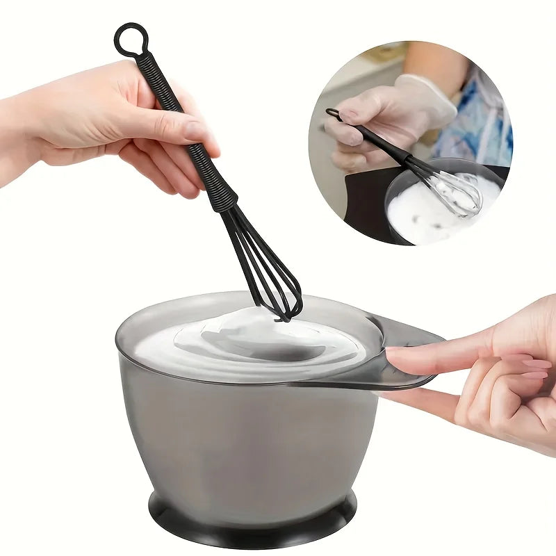 WANMEI Professional Hair Coloring Dye Tools Hairdressing Styling Accessories Hair Color Dye Mixer Dye Brush Bowl and Wai cloth