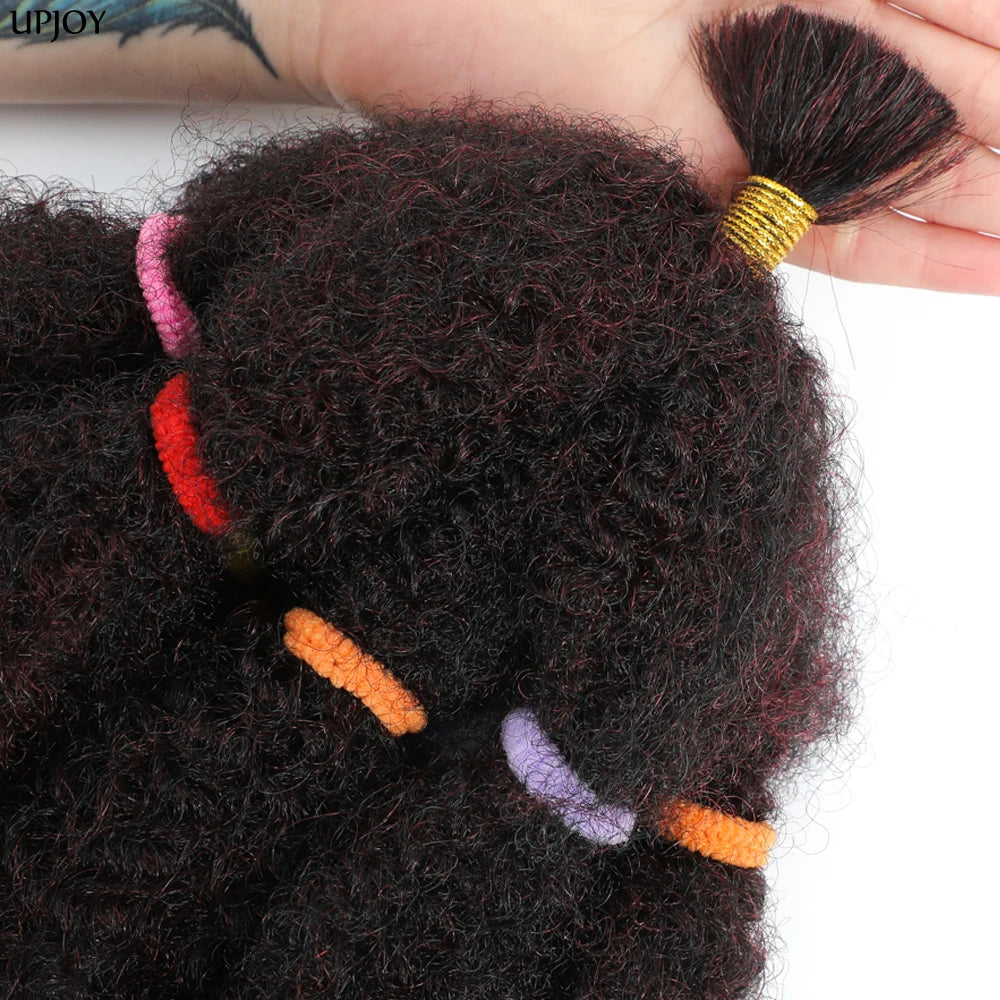 Afro Kinky Curly Marley Synthetic 12inch Hair - Various Colors Available