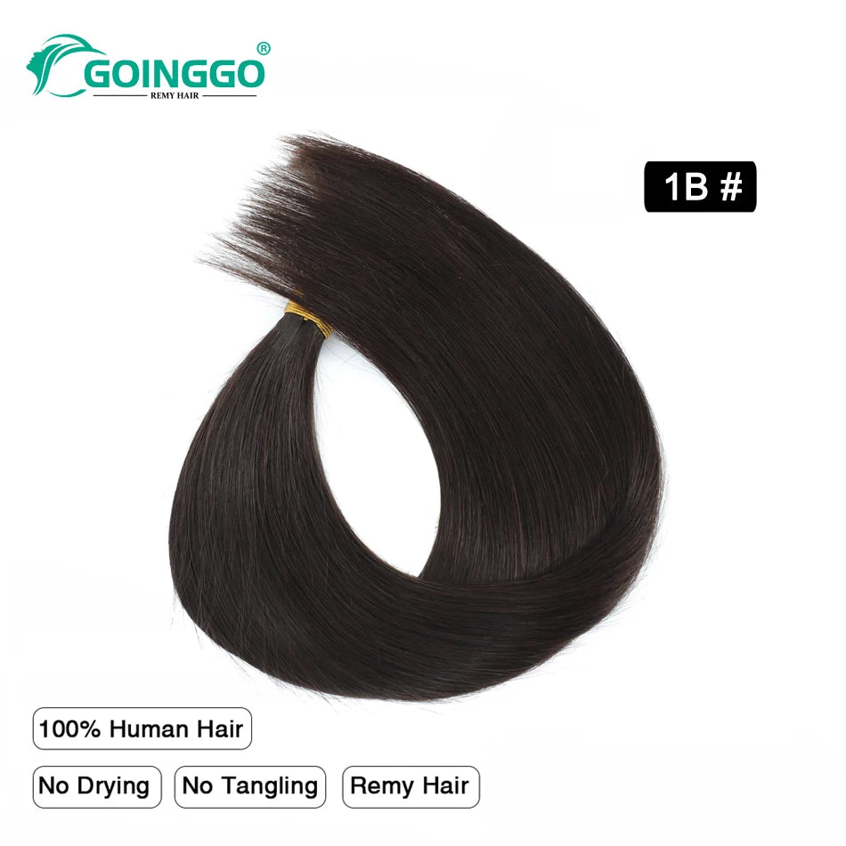 Straight V Part Human Hair Wig - Various Colors Available