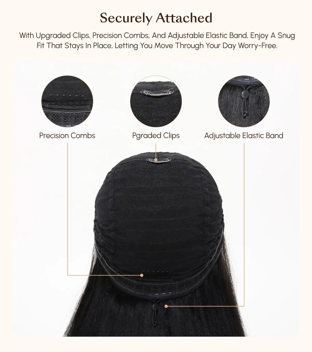 Kinky Curly V Part 100% Human Hair Wig