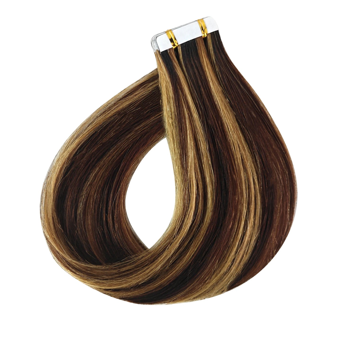 Straight Skin Weft Adhesive Invisible 100% Real Human Hair Tape-Ins