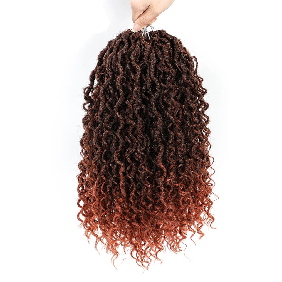 Faux Goddess Locs Synthetic Crochet Hair - Pre Looped