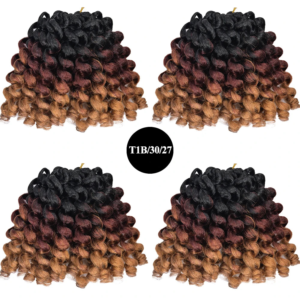 Jumpy Wand Curl Synthetic Crochet Hair