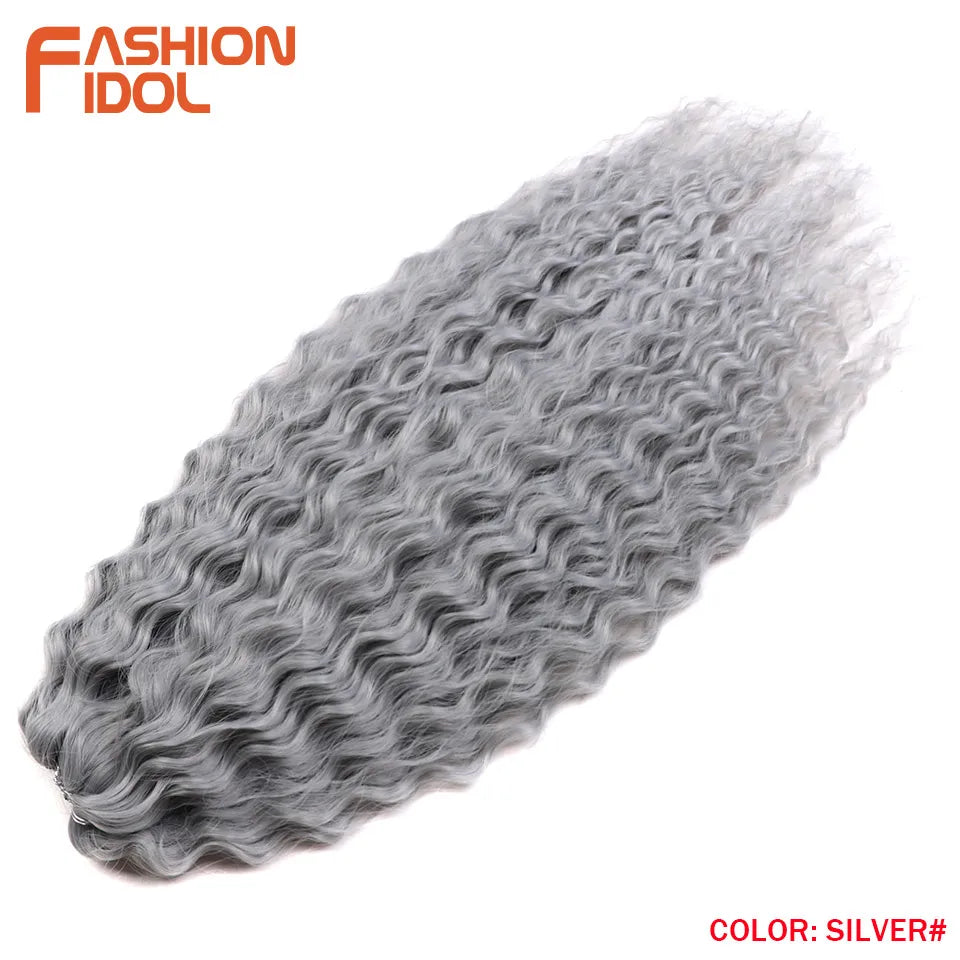 Water Wave Synthetic Crochet Hair 24 Inch - Various Colors Available