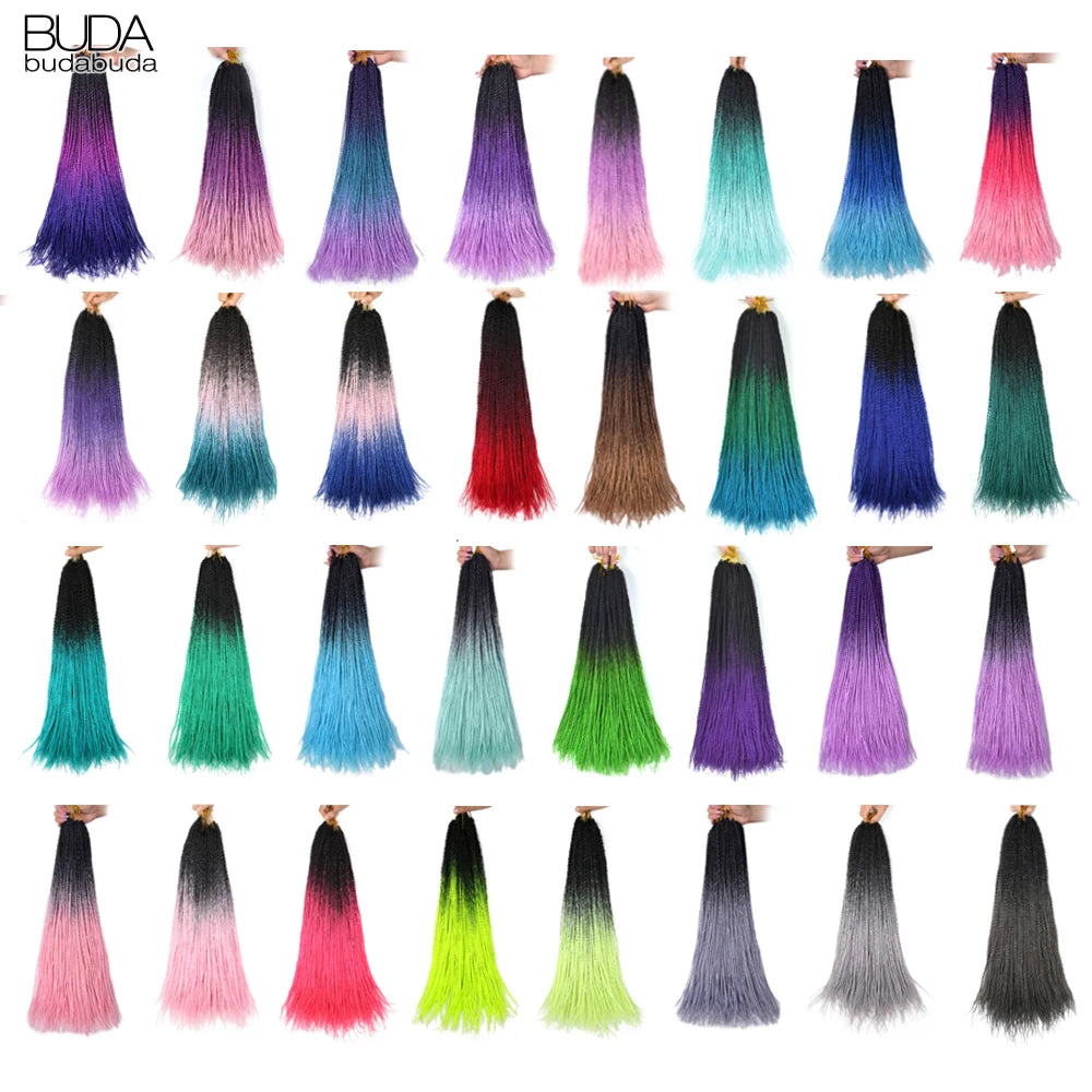 Synthetic Long Pre-Looped Box Braids Crochet Hair