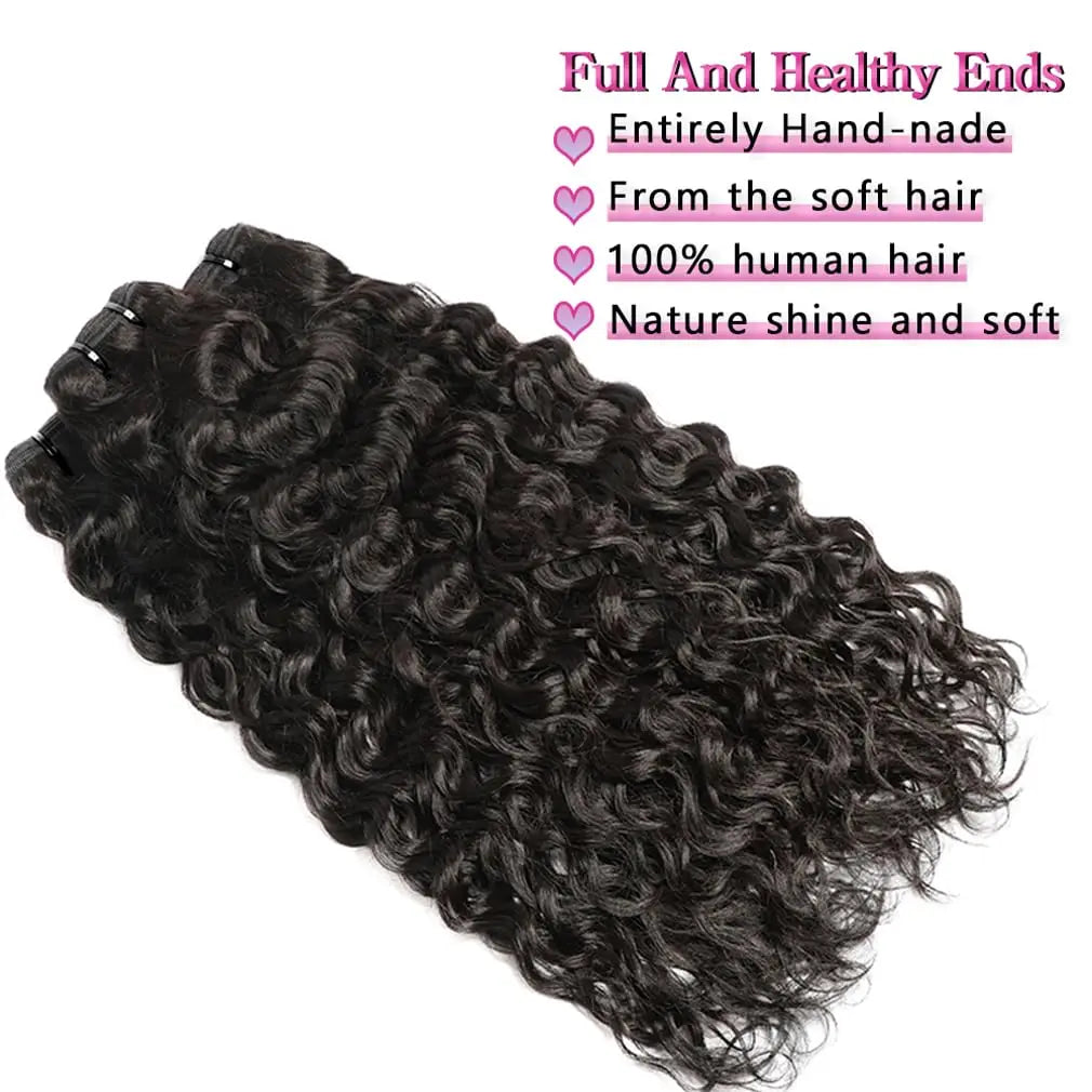 Water Wave Peruvian 100% Human Hair Bundles