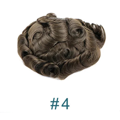 100% Human Hair Natural Hairline Skin Pu Thin 0.1mm Base, 110% Density ,Toupee/Replacement Unit - Various Options Available