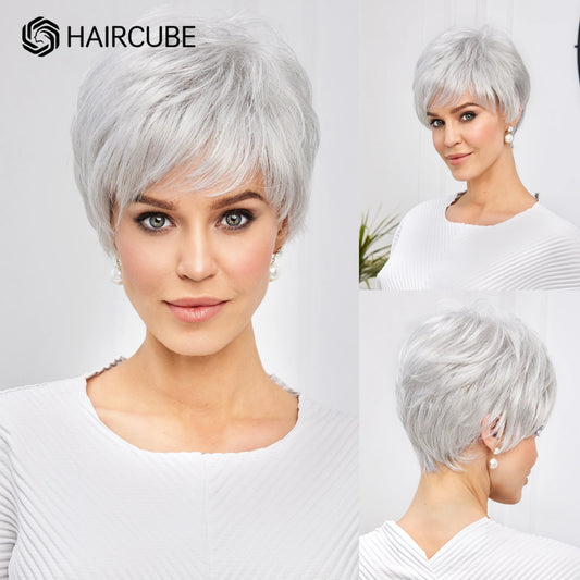 Short Pixie Cut Wigs - Kanekalon Synthetic Hair