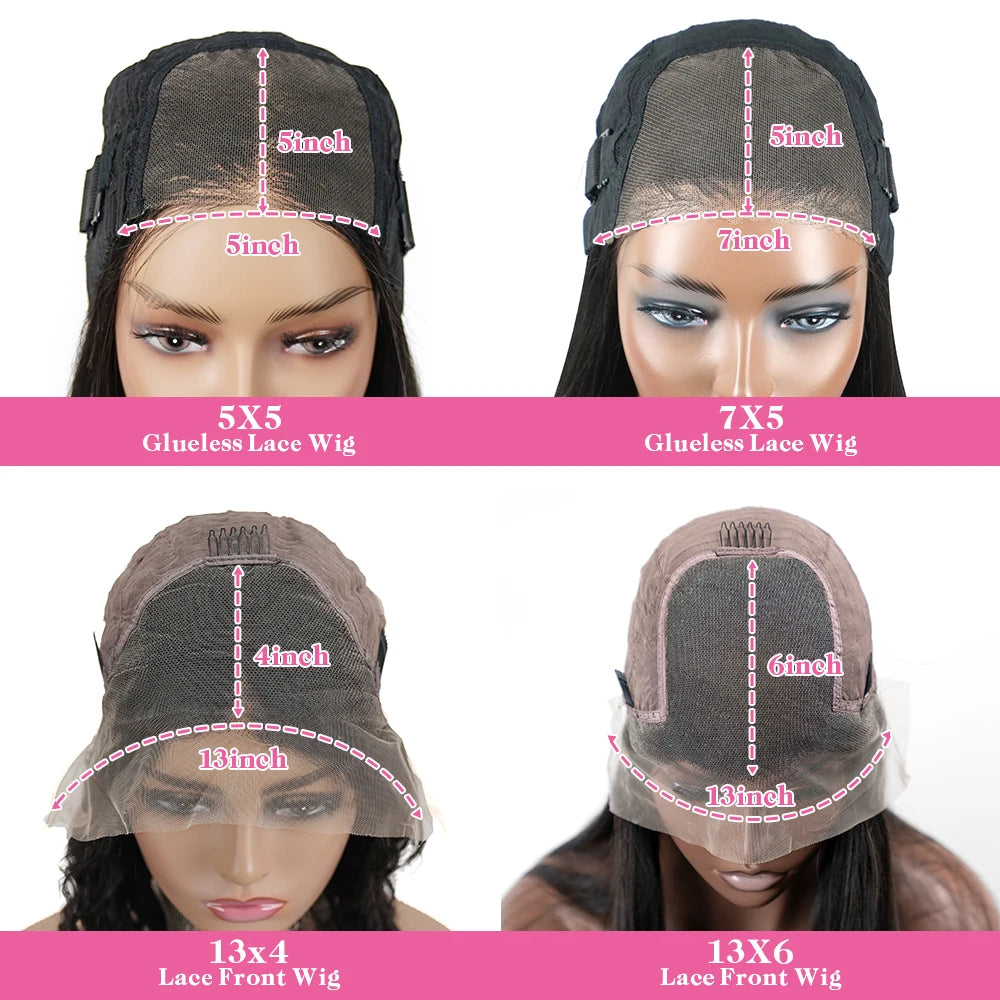 Loose Deep Water Wave - Glueless HD Lace Frontal Ready To Wear Human Hair Wig