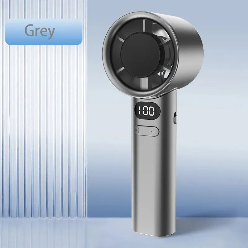 Mini Portable Handheld Fan , 120 Wind Speeds, USB Recharge