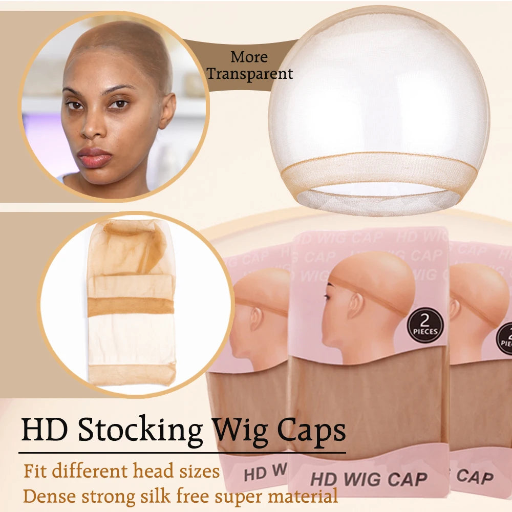 High Quality Transparent HD Lace Front Wig Caps - Nylon Stretch