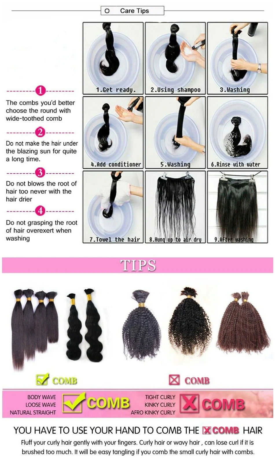 Body Wave Pre-Looped Human Hair Crochet Boho Locs