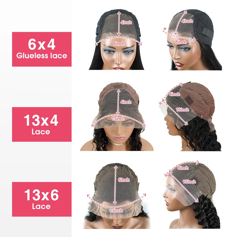 Yaki Straight - Glueless HD Lace Front Ready To Wear And Go Human Hair Wig