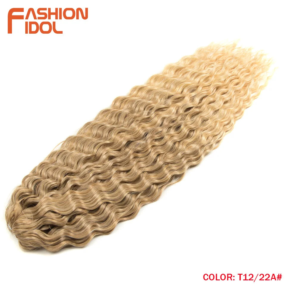Water Wave Synthetic Crochet Hair - Various Colors Available