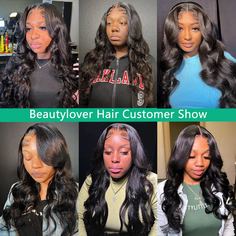Body Wave Transparent Lace Closure With Baby Hair - Human Hair - Various sizes