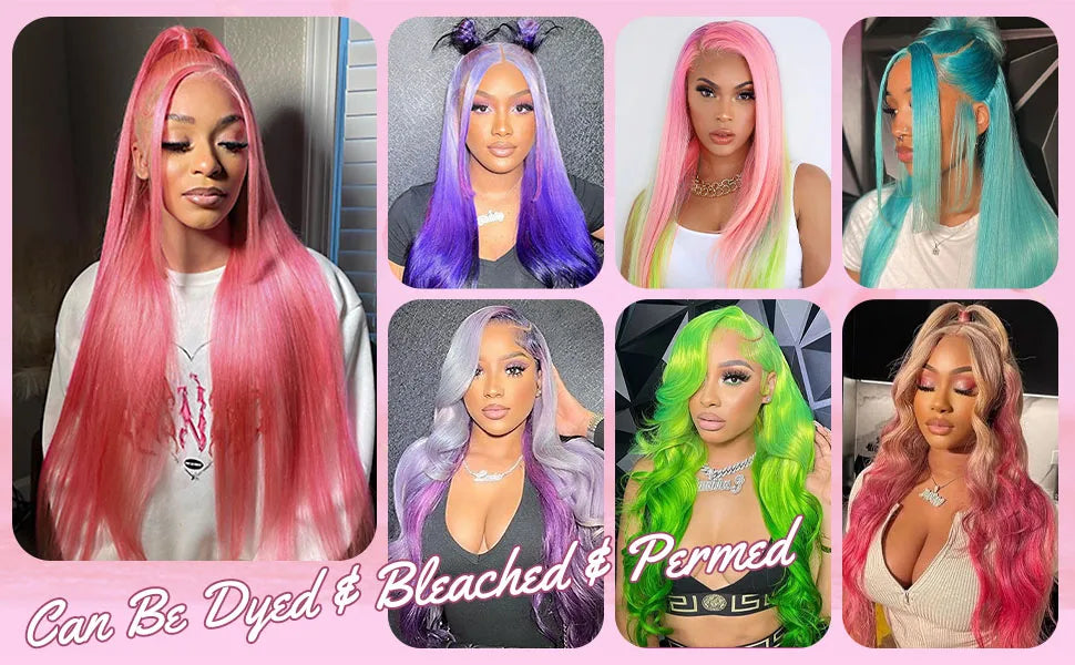 Blonde Bone Straight - HD Transparent Lace Frontal Human Hair Wig