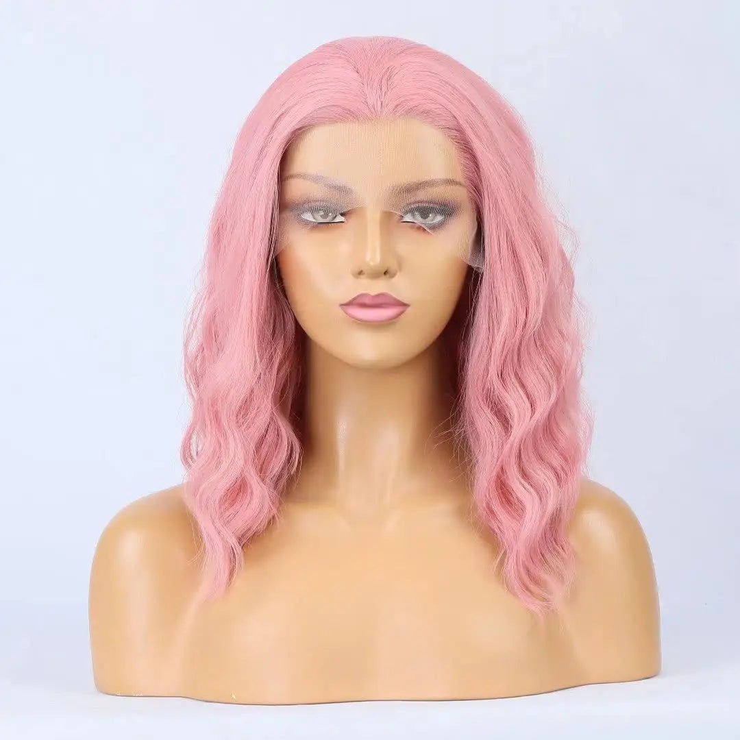 Body Wave Short Bob Lace Front Synthetic Wigs - Various Colors Available