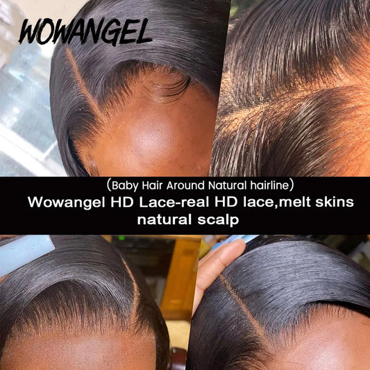 HD Lace Pre Plucked Frontal Human Hair Straight Virgin Hair