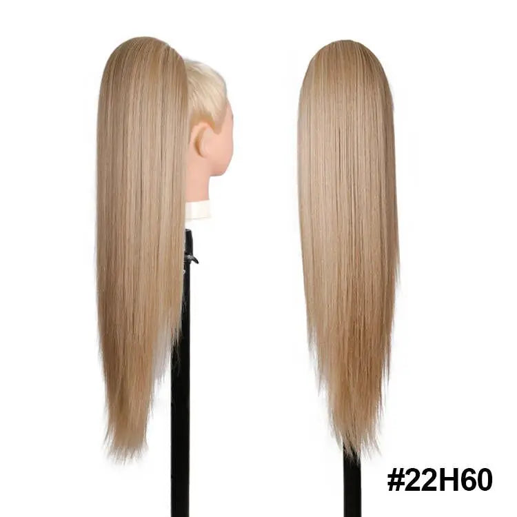 Long Synthetic Clip In Drawstring Ponytails - Various Options Available