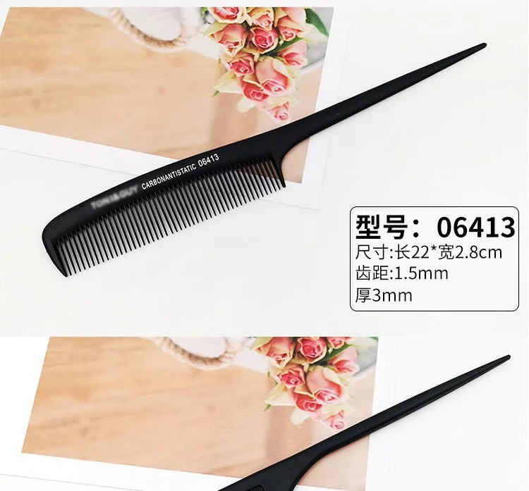 Professional Hair Tail Stainless Steel Styling Combs - Sold Separately
