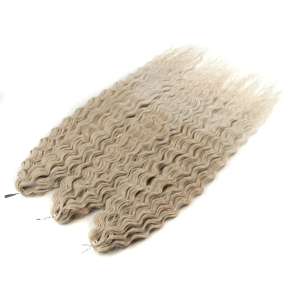 Water Wave Synthetic Crochet Hair 24 Inch - Various Colors Available