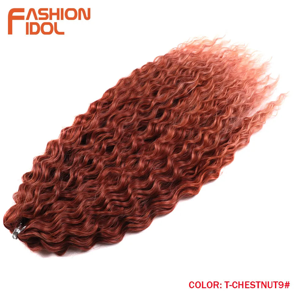 Water Wave Synthetic Crochet Hair - Various Colors Available
