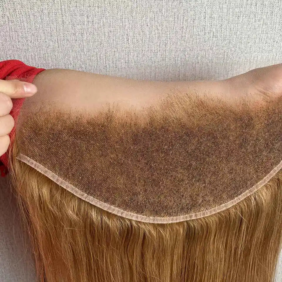 #27 Blonde Straight Human Hair HD Lace Frontal or Closures