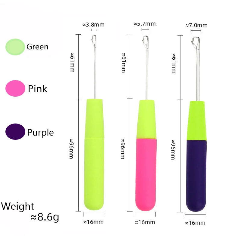 Plastic Crochet Hook Tool for Hair - Other Options Available