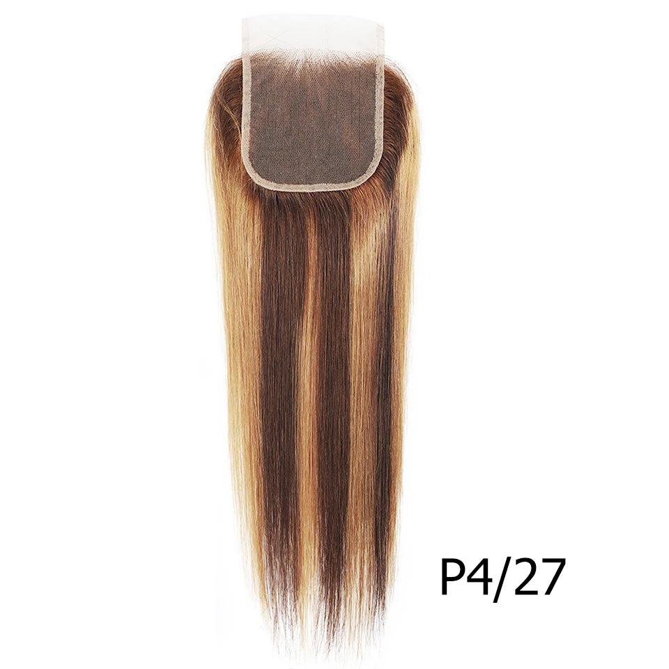 Straight Remy  Human Hair Transparent Lace & Closure - Various Options Available