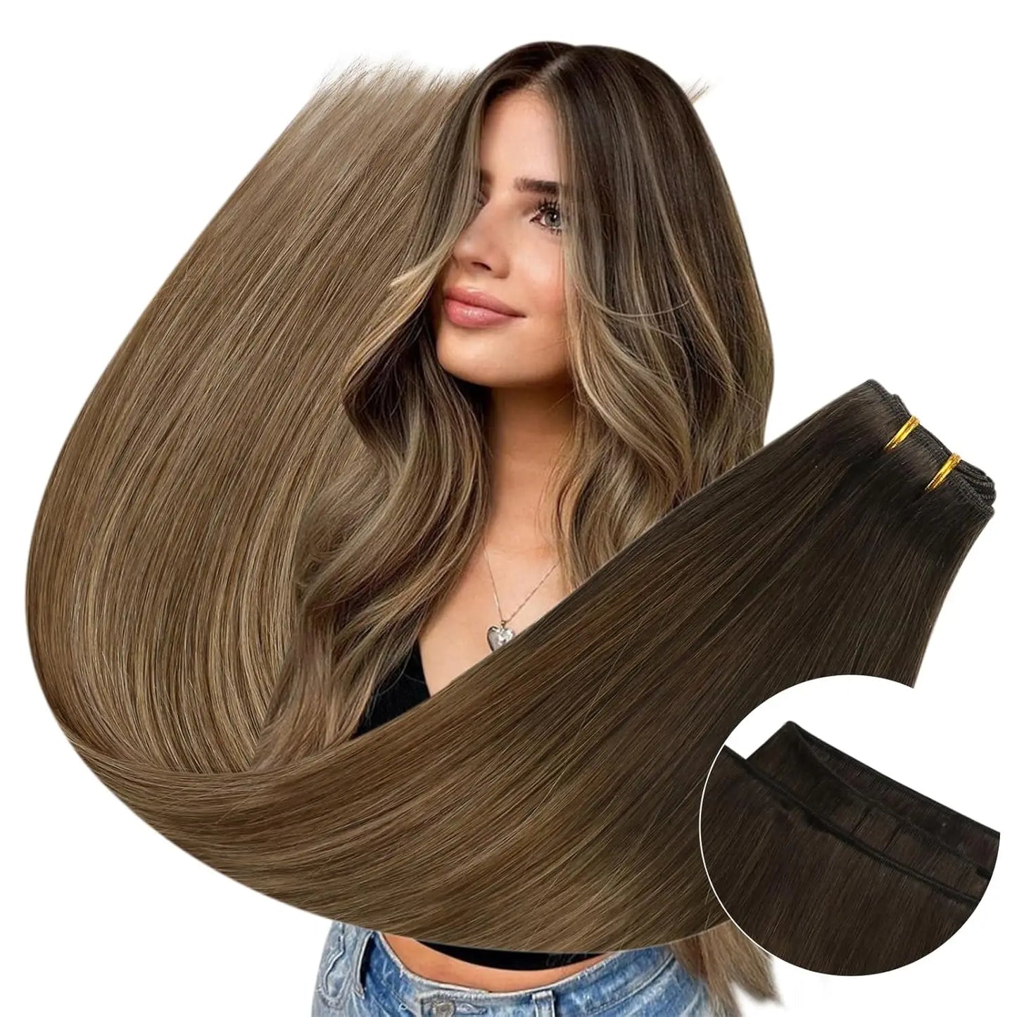 Straight Remy Human Hair Bundles