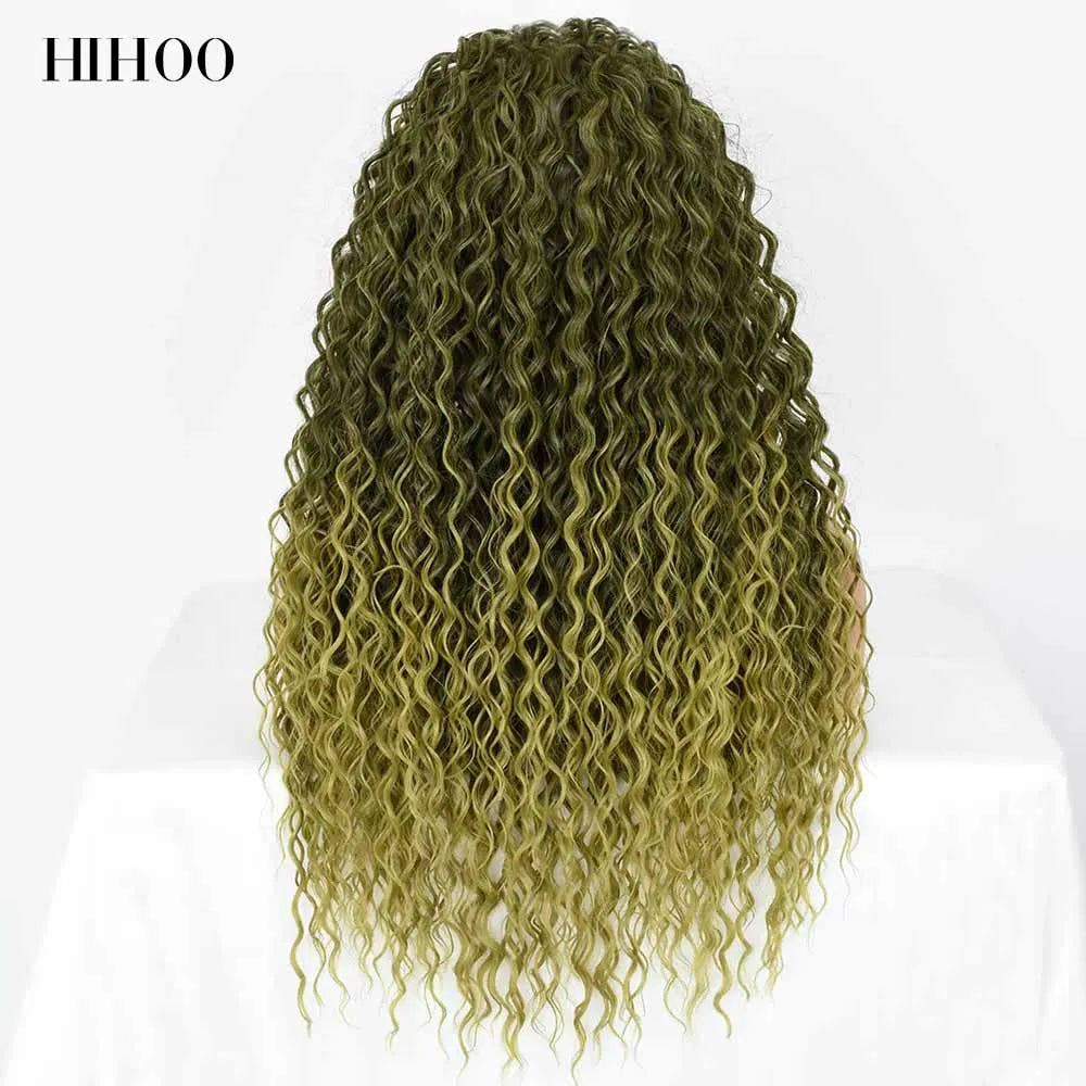 Synthetic Deep Water Wave  Headband Wig - Various Colors Available