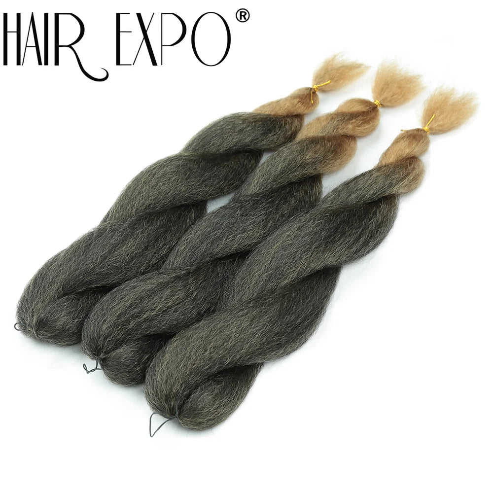 26Inch Yaki Straight Braiding Synthetic Hair - Various Colors Available