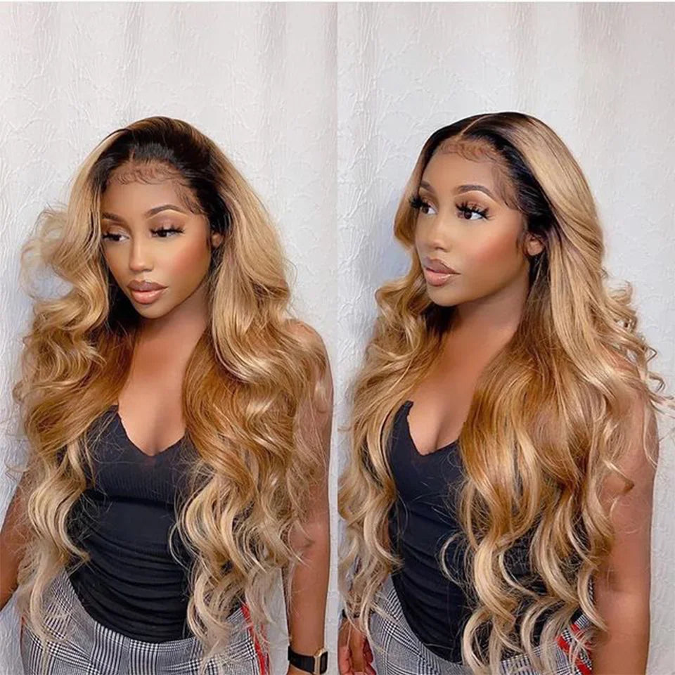 Ombre Blonde Body Wave Bundles - Brazilian Remy 100% Unprocessed Human Hair