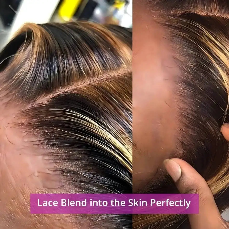 Ombre and Highlight Body Wave - HD Lace Frontal Human Hair Wig