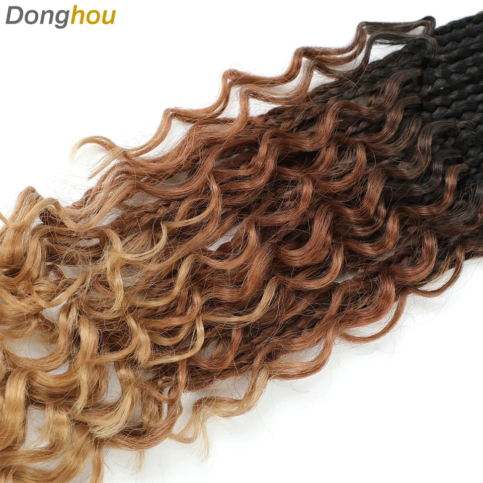 Boho Box Braids Synthetic Crochet Hair