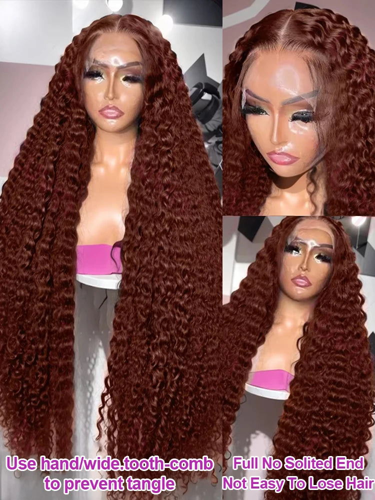 Deep Water Wave Curly - HD Lace Frontal Human Hair Wig