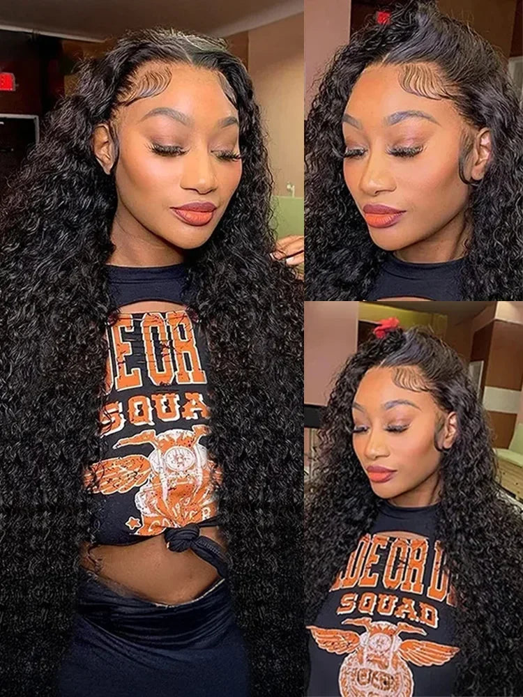 Deep Wave - Glueless HD Lace Frontal Human Hair Wig